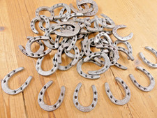 20 Cast Iron Horseshoes Crafts Home Decor Horseshoe Horse Shoe Small Tiny Niknak picture