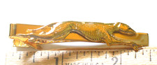 Greyhound Dog Goldtone Tie Bar  3-D  Beautiful (Ask if you need in Silvertone) picture