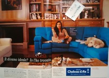 Chateau d'Ax Divani Maria Grazia Cucinotta 1996 ADVERTISING ADVERTISING CLIPPING picture