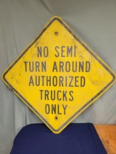 Vintage Highway Street Road Sign 