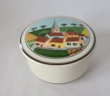 Villeroy & Boch Church Steeple and Farmland Design Naif Trinket Box w/Lid 3
