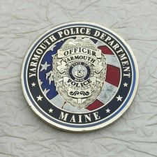 Yarmouth Police Department Maine Challenge Coin #2 picture