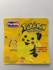 Vintage 2000 Nintendo Pokemon Pikachu Popsicle Ice Cream Truck Sticker 6”x6” picture
