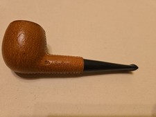 Vintage Rare Made In Tanganyika Safari 5A  leather tobacco pipe Beautiful picture