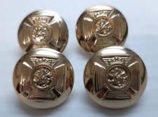 DERR Duke of Edinburgh's Royal Regiment British Army Insignia Buttons Large X4 picture
