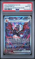 POKEMON PAF EN-PALDEAN FATES SPECIAL ILLUSTRATION RARE CHARIZARD EX PSA 10 LOT picture