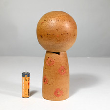 Master TOA SEKIGUCHI Sosaku Kokeshi, Signed, c. 1980s Japan - Size 6.6