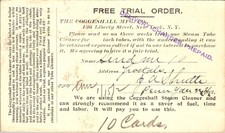 1902 Postal Card Steam Tube Cleaner Order Form Coggeshall Mfg New York PA Cancel picture