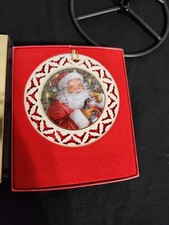 Lenox Twas the Night Before Christmas Ornament His Eyes How They Twinkled #6 picture