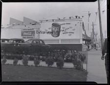 MJB Coffee, Coca Cola Vintage Advertisement Signs 1950s Photo Negative Q10121 picture
