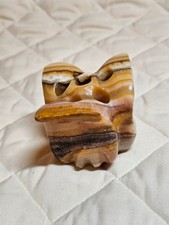 Vintage Banded Onyx Desk Organizer or Toothbrush Holder. picture