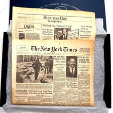 New York Times Newspaper February 2, 1982 Original Birthday Gift w/ Box picture