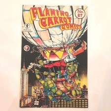 Flaming Carrot Comics # 27 Ninja Turtles X-Over 1991 picture