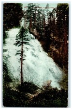 c1910's Eagles Falls Waterfall Lake Tahoe California CA Antique Postcard picture