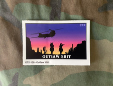 OTXNATION OTX NATION OUTLAW SH*T STICKER SLAP WESTERN COWBOYS NOT WRMFZY BCS FOG picture