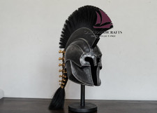 ZAIN Handmade Odyssey Spartan Helmet Greek Warrior LARP Cosplay Medieval Armor picture