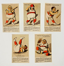 RARE 1880s H804-7 Baseball Trade Cards Merchant's Gargling Oil La NORMA SET picture
