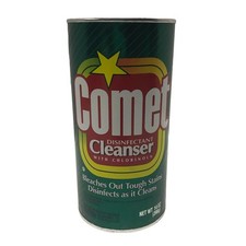 New Vintage 1989 Procter Gamble Comet Cleanser Full Unopened Display Prop picture