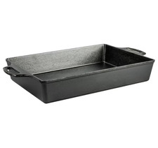 Lodge Cast Iron Seasoned Casserole Pan 9 X 13 picture