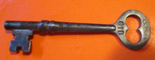 VINTAGE CORBIN SKELETON KEY NUMBER Q10 RARE DOOR KEY MORE KEYS  HERE # Q 10 #Q10 picture