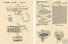 US PATENT for GLOCK AUTOMATIC PISTOL READY TO FRAME 17 21 22 40 45 picture