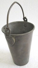 1800's ANTIQUE BRONZE GRADUATING BUCKET PAIL . picture