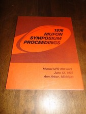 MUFON UFO SYMPOSIUM PROCEEDINGS Ann Arbor Michegan JUNE 12, 1976 book picture