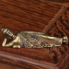 4.8cm Pure Copper Sakyamuni Buddha Brass Buddha Statue Lying Buddha Ornament picture