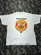 90’s Delta Pro Weight Bärenjäger Honey Dew Me Distillery Shirt White L picture