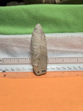 Authentic fine Paleo lance made of banded chert from Grant co Ind. picture