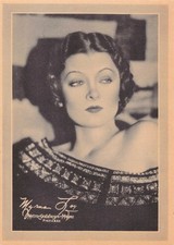 MGM Metro Goldwyn Mayer 1930s Promo 5x7 Vintage Black & White Print Myrna Loy picture