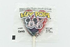 Disney - LUV POPS, Mickie & Minnie Mouse, 1990's, Vintage Candy, SINGLE Lillipop picture