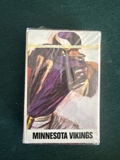Stancraft Official NFL Playing Cards Vintage and Rare Minnesota Vikings picture