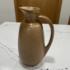 Vintage Brown Frankoma Pitcher #835~8” Tall Excellent Condition picture