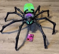 Home Depot Home Accents Halloween Classics Holiday Poseable Spider LED New picture