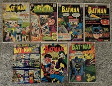 Batman Silver Age Vintage Lot Run #151 173 183 184 185 186 215 Key Comic Joker picture