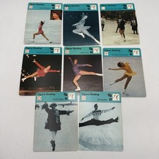 EIGHT 1977-79 Sportscaster Cards Figure Skating, Carol Heiss picture