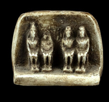 Ancient Egyptian Antiques Four Sons of Horus Relief Stone Plaque Rare Artifact picture