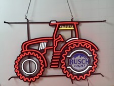 US STOCK Kubota Farm Tractor Vivid LED Neon Sign Beer Bar Garage Decor 30