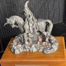 Michael Ricker Vintage Aklar The Wizard of Light Pewter Figurine  # 53 Of 500 picture