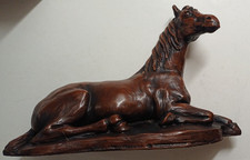 Vintage Heavy Resin Horse Figure~ signed DAB + C ~ Richmond Crafts Handmade picture