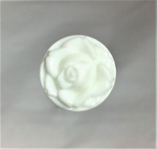 MILK GLASS WHITE ROSE HATPIN HP-062 picture