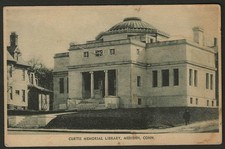 Curtis Memorial Library, Meriden, Conn. Post Card picture