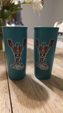  Vintage 1991 Tupperware Captain Planet Cups (Set Of 2) picture