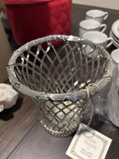 Bunny Williams For Ballard Designs Silver Wire Cachepot picture