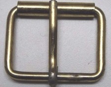 Vintage Basic Design Brass Belt Buckle 4cm wide x 3.5cm long each E7567 picture
