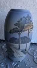 VTG Bing & Grondahl Vase Denmark Porcelain Tree Collectible picture