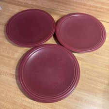 Pfaltzgraff Terrace Raspberry Luncheon Plate Set Of 3 - 10.5” Plate picture