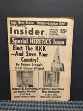 1967 The National Insider Newspaper, Elect KKK and Save Your Country  (VRN10L) picture