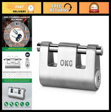 Heavy Duty Stainless Steel Padlock - Ultra Secure 7/16